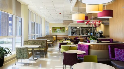 Modern Cafeteria Interior Design