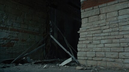 old abandoned building