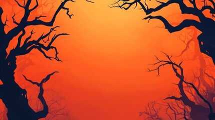 Halloween background design materials