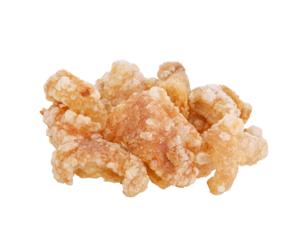 fried pork rind isolated on transparent png