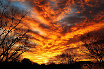 Obraz premium Summer Sunset Sky