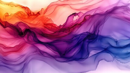 Colorful alcohol ink abstract background image.
