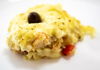 Traditional codfish à la Zé do Pipo