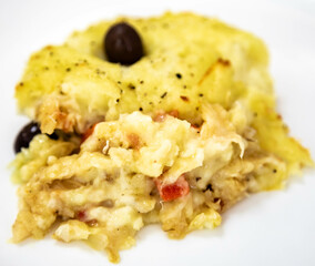 Traditional codfish à la Zé do Pipo