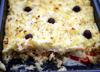 Traditional codfish à la Zé do Pipo