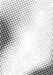 abstract gradient halftone dots background Pop art Abstract Black Comic Wall Pattern on White Vintage Noise Vector