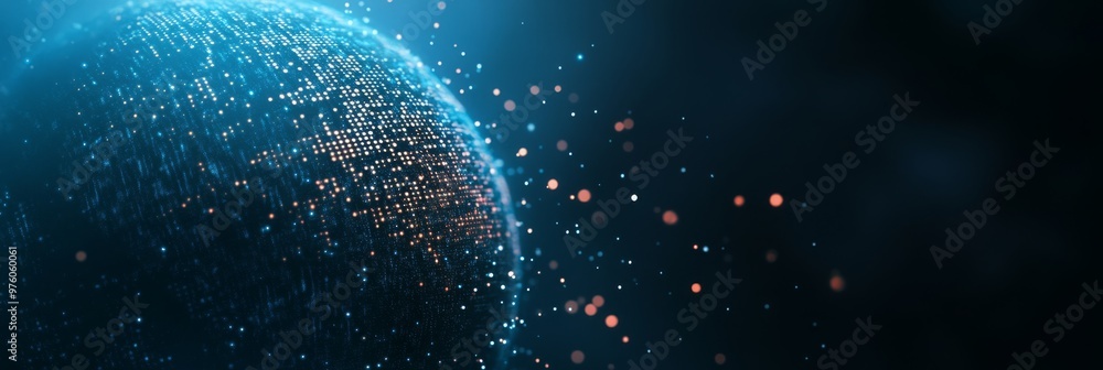 Poster explore the fascinating realms of abstract digital data, showcasing essential network abilities, adv