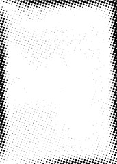 abstract gradient halftone dots background Pop art Abstract Black Comic Wall Pattern on White Vintage Noise Vector