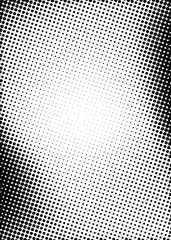 abstract gradient halftone dots background Pop art Abstract Black Comic Wall Pattern on White Vintage Noise Vector