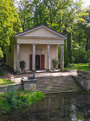 Obraz premium Romantic Park in Arcadia, Poland.