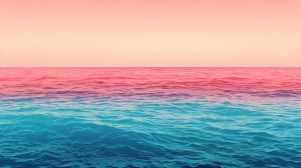 Obraz premium Sea and Sky at Sunset