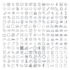 icon set symbol template for graphic and web design collection logo vector illustration