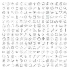 mega pack icon set symbol template for graphic and web design collection logo vector illustration