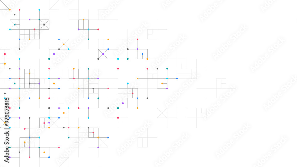 Poster minimalistic vector texture with linear squares pattern. creative idea of modern design with abstrac