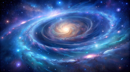 Space themed digital background