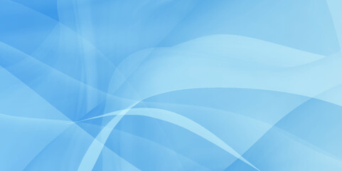 Blue abstract background design with curved shapes, abstract soft blue paper waves banner design. Highlighting Professional Design and Functional Elements.