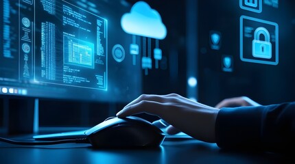 Cloud Security and Data Protection Visualization