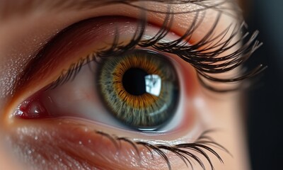 Close-up of a very detailed eye