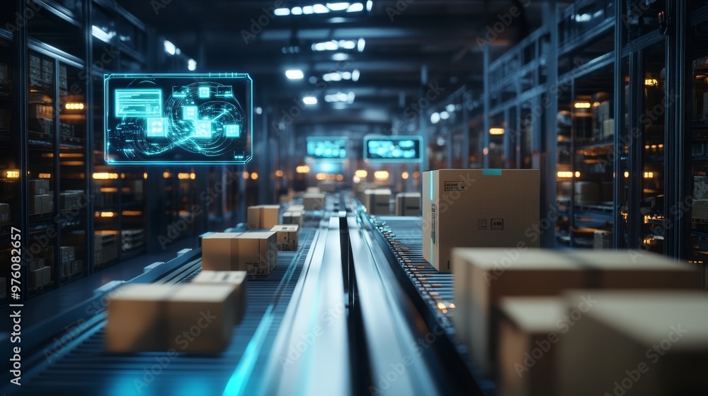 Poster explore how augmented reality significantly boosts logistics operations by enhancing realtime delive