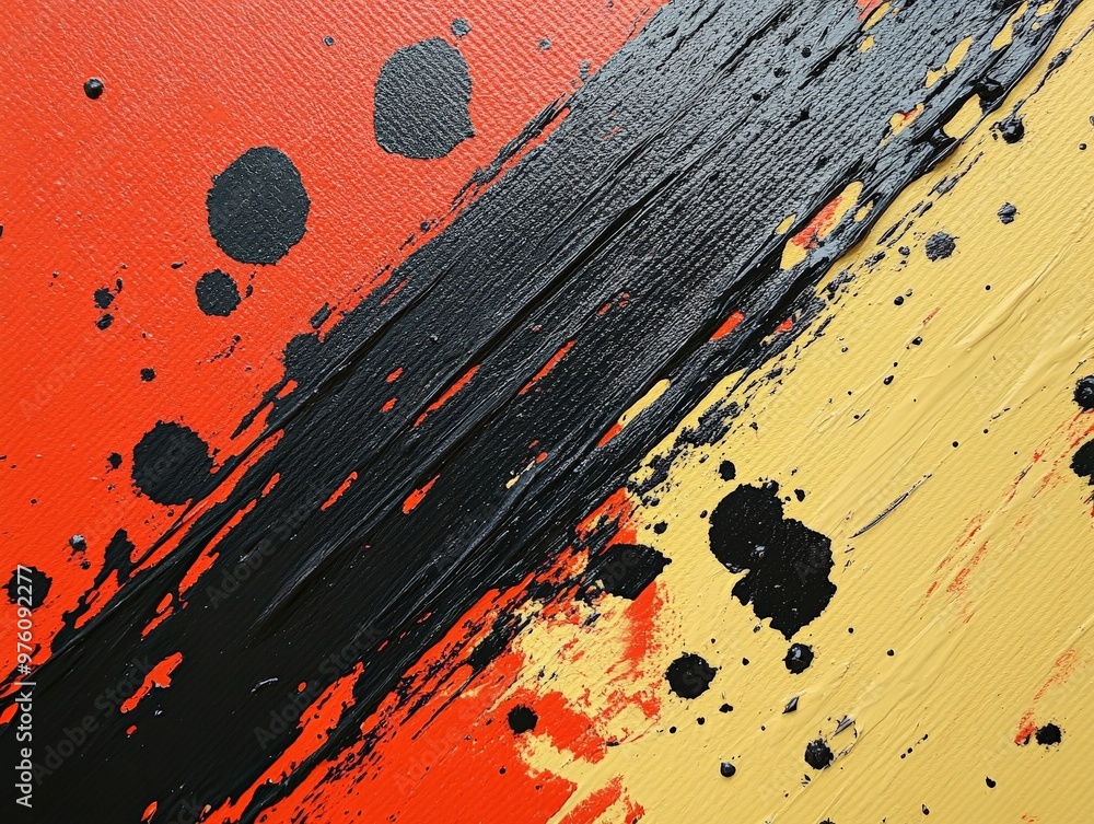 Fototapete this vibrant abstract artwork features multicolored streaks and splatters, creating a dynamic and en
