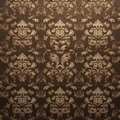 Fototapeta premium Elegant Luxury Brown Background with Aesthetic Pattern, High Quality