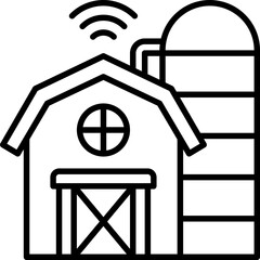 Green house icon