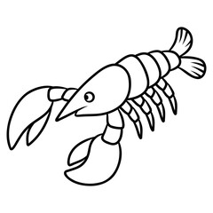illustration of a lobster