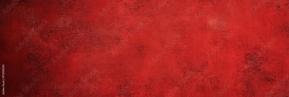 Poster deep red textured background with rough abstract patterns and rich tones, creating a bold and dramat
