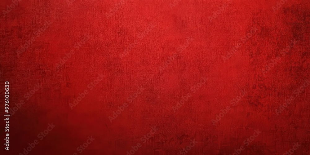 Poster deep red textured background with rough abstract patterns and rich tones, creating a bold and dramat