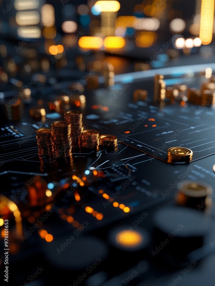 Poster operational efficiency is a key driver of business growth. this image symbolizes strategies, data an