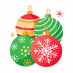 Christmas balls and decorations