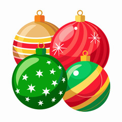 Christmas balls and decorations