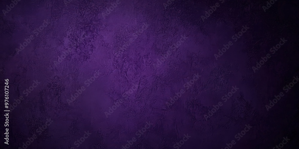Poster dark textured purple background with rough abstract patterns, creating a rich and elegant atmosphere