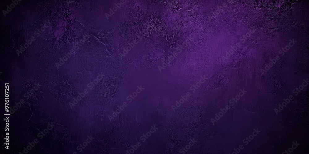Poster dark textured purple background with rough abstract patterns, creating a rich and elegant atmosphere