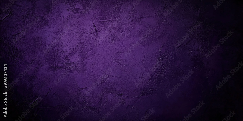 Poster dark textured purple background with rough abstract patterns, creating a rich and elegant atmosphere