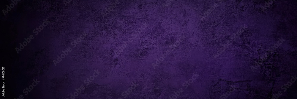 Poster dark textured purple background with rough abstract patterns, creating a rich and elegant atmosphere