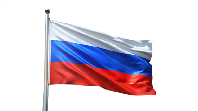 Russian flag - Powered by Adobe
