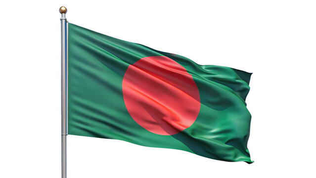 Bangladeshi flag in wind