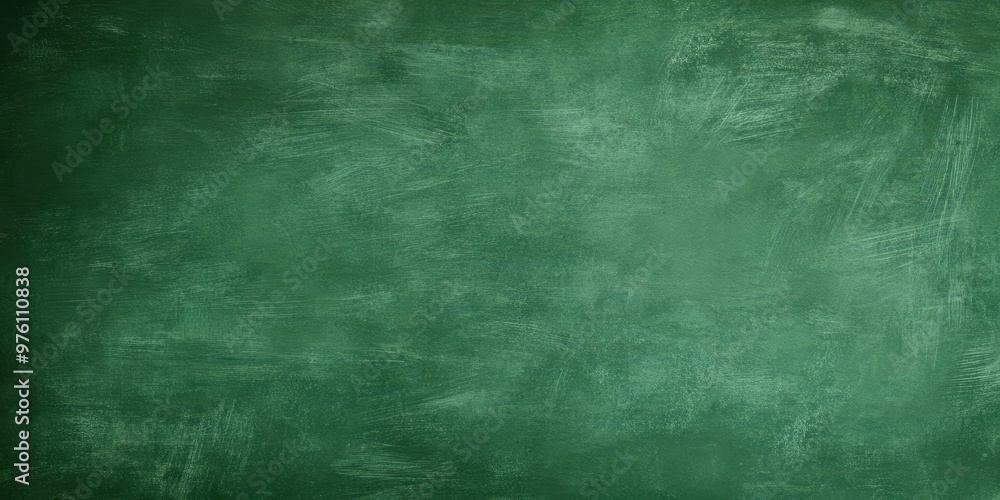Poster green textured background with abstract rough patterns and brush strokes, creating a natural and org