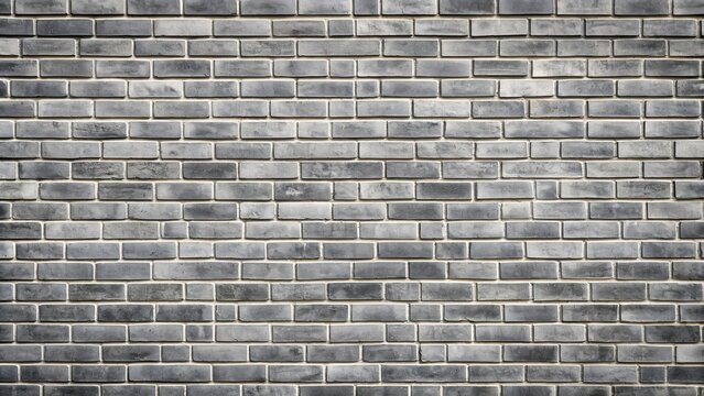Fototapeta Grey brick wall background, perfect for industrial and urban-themed designs