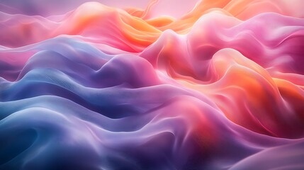 Obraz premium Abstract vector colorful wave line flowing isolated on white background