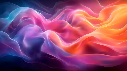 Obraz premium Abstract vector colorful wave line flowing isolated on white background