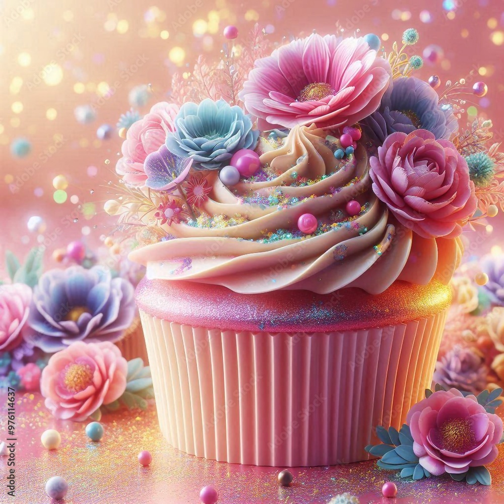 Canvas Prints cup cake