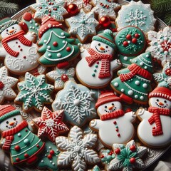 Obraz premium Weihnachtsgebäck