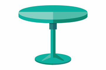 Glass round table icon