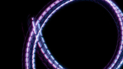 Naklejka premium Desktop Hintergrund Effekt Technik Motion Overlay Videoeffekt leuchten Bahn