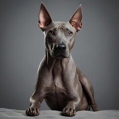 Wild Grey Thai Ridgeback Dog Doggy Pet