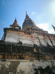 Ancient pagoda in Thai temple
