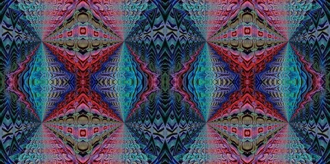 Abstract Geometry Blue White Green Red Background Wallpaper
