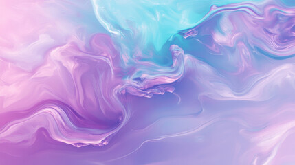 Iridescent and glittering abstract background. Futuristic and tech concept. Cover design for a music album or banner template for beauty advertising.